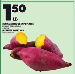 Provigo JAPANESE SWEET YAM offer