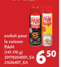 Provigo ENDUIT POUR LA CUISSON PAM, (141-170 G) offer