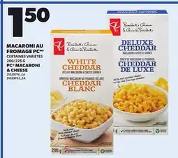 Provigo PC MACARONI & CHEESE, 200/225 G offer