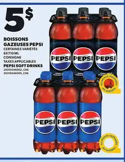 Provigo PEPSI SOFT DRINKS, 6X710 ML offer