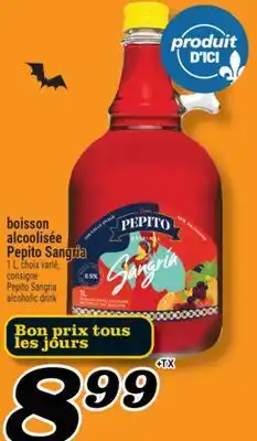 Marché Richelieu BOISSON ALCOOLISÉE PEPITO SANGRIA | PEPITO SANGRIA ALCOHOLIC DRINK offer