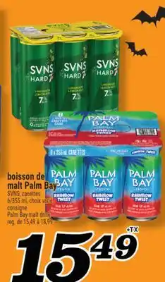 Marché Richelieu BOISSON DE MALT PALM BAY | PALM BAY MALT DRINK offer