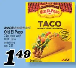 Marché Richelieu ASSAISONNEMENT OLD EL PASO | OLD EL PASO SEASONING offer