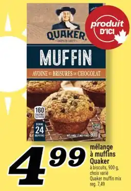 Marché Richelieu MÉLANGE À MUFFINS QUAKER | QUAKER MUFFIN MIX offer