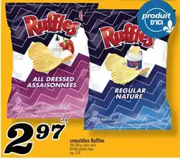 Marché Richelieu CROUSTILLES RUFFLES | RUFFLES POTATO CHIPS offer