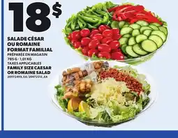 Provigo FAMILY SIZE CAESAR OR ROMAINE SALAD, 785 G -1,01 KG offer