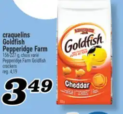 Marché Richelieu CRAQUELINS GOLDFISH PEPPERIDGE FARM | PEPPERIDGE FARM GOLDFISH CRACKERS offer