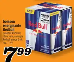 Marché Richelieu BOISSON ÉNERGISANTE REDBULL | REDBULL ENERGY DRINK offer