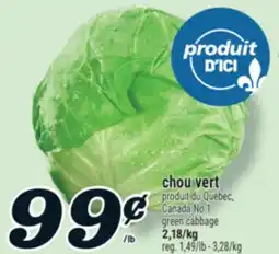Marché Richelieu CHOU VERT | GREEN CABBAGE offer