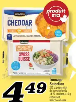 Marché Richelieu FROMAGE SELECTION | SELECTION CHEESE offer