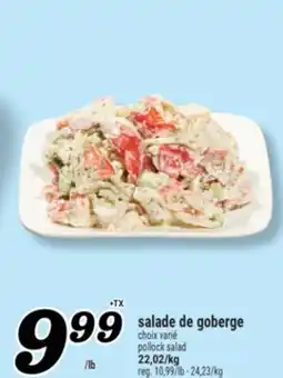 Marché Richelieu SALADE DE GOBERGE | POLLOCK SALAD offer