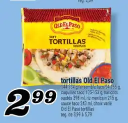 Marché Richelieu TORTILLAS OLD EL PASO | OLD EL PASO TORTILLAS offer