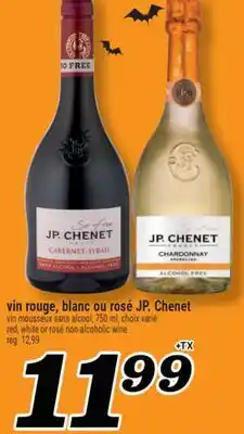 Marché Richelieu VIN ROUGE, BLANC OU ROSÉ JP. CHENET | JP. CHENET RED, WHITE OR ROSÉ NON-ALCOHOLIC WINE offer