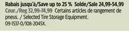 Canadian Tire MotoMaster Selected Tire Storage Equipment offer