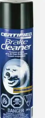 Canadian Tire Certified Non-Chlorinated Brake Cleaner offer