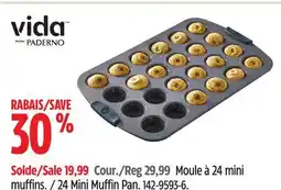 Canadian Tire Vida by PADERNO 24 Mini Muffin Pan offer