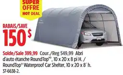 Canadian Tire ShelterLogic RoundTop Waterproof Car Shelter offer