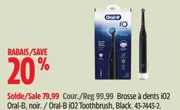 Canadian Tire Oral-B i02 Toothbrush, Black offer