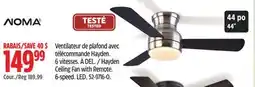 Canadian Tire NOMA Hayden Ceiling Fan with Remote offer