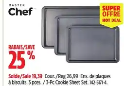 Canadian Tire MASTER Chef 3-Pc Cookie Sheet Set offer