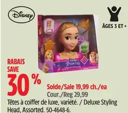 Canadian Tire Disney Deluxe Styling Head offer