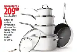 Canadian Tire Heritage The Rock 10-Pc Ceramic Zero Non-Stick Cookset offer