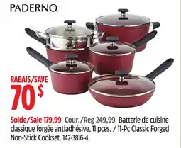Canadian Tire PADERNO 11-Pc Classic Forged Non-Stick Cookset offer
