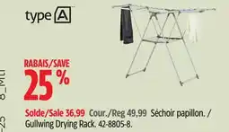 Canadian Tire Type A Gullwing Drying Rack offer