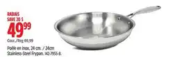 Canadian Tire Paderno 24cm Stainless-Steel Frypan offer