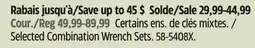 Canadian Tire Mastercraft 60-Pc Combination Wrench Set offer