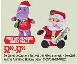 Canadian Tire Selected Festive Animated Holiday Decor offer