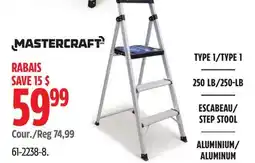 Canadian Tire MASTERCRAFT STEP STOOL offer