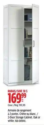 Canadian Tire 2-Door Storage Cabinet offer