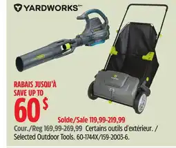 Canadian Tire YARDWORKS Selected Outdoor Tools offer