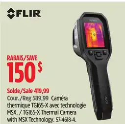 Canadian Tire FLIR TG165-X Thermal Camera with MSX Technology offer