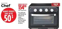 Canadian Tire MASTER Chef Air Fryer Toaster Oven offer