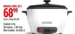 Canadian Tire Black+ Decker 28-Cup Rice Cooker offer
