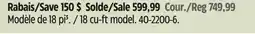 Canadian Tire Motomaster 18 cu-ft model offer