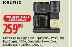 Canadian Tire Keurig K-Duo Combination Brewer offer