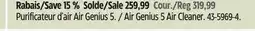 Canadian Tire Honeywell Air Genius 5 Air Cleaner offer