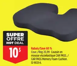 Canadian Tire CAR PASS Memory Foam Cushion offer