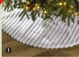 Canadian Tire White Faux Fur Tree Skirt offer