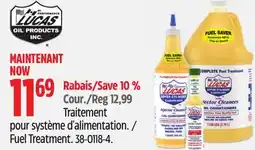 Canadian Tire Lucas Fuel Treatment offer