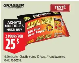 Canadian Tire Grabber Hand Warmers offer