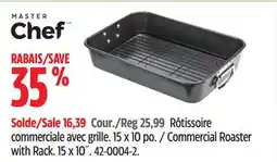 Canadian Tire Master Chef Commercial Roaster with Rack. 15 x 10˝ offer