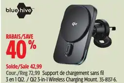Canadian Tire Bluehive Qi2 3-in-1 Wireless Charging Mount offer
