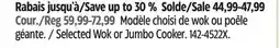 Canadian Tire Paderno Selected Wok or Jumbo Cooker offer