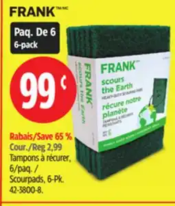 Canadian Tire FRANK Scourpads 6-Pk offer