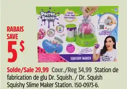 Canadian Tire Dr. Squish Squishy Slime Maker Station offer