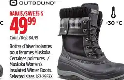 Canadian Tire Outbound Muskoka Women's Insulated Winter Boots offer